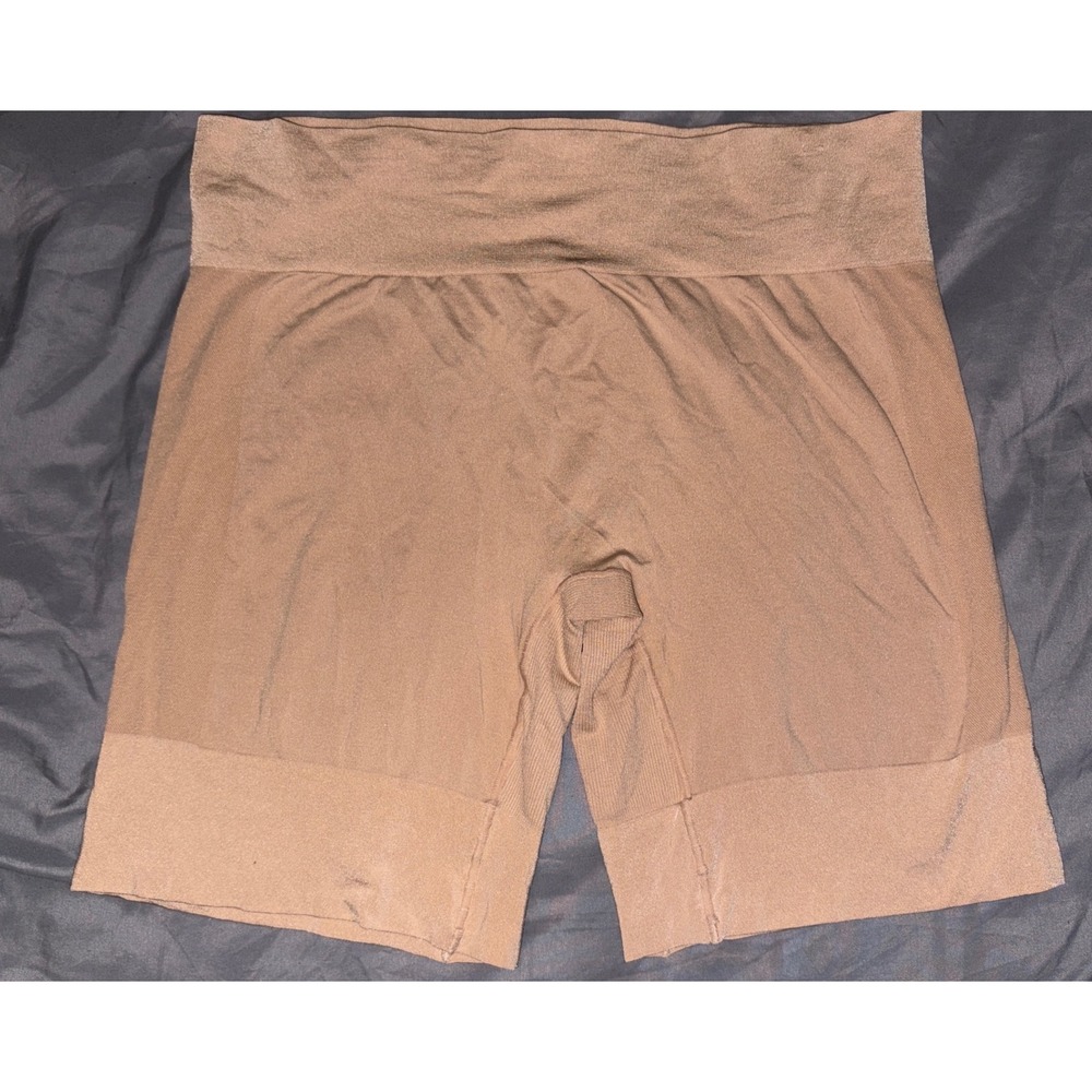 Jockey Beige Plus Size High Waisted Tummy/Thigh Control Shapewear Shorts, XXL‎